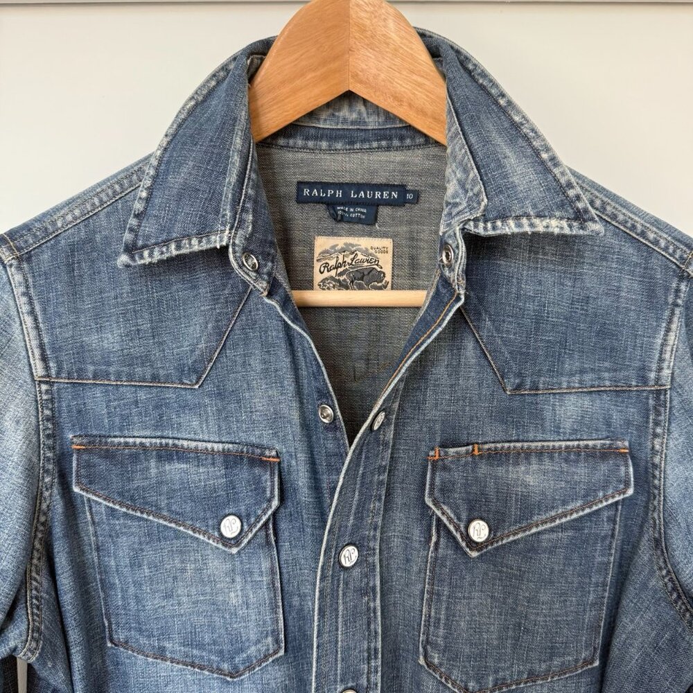 Ralph Lauren Denim Western Shirt with snap buttons